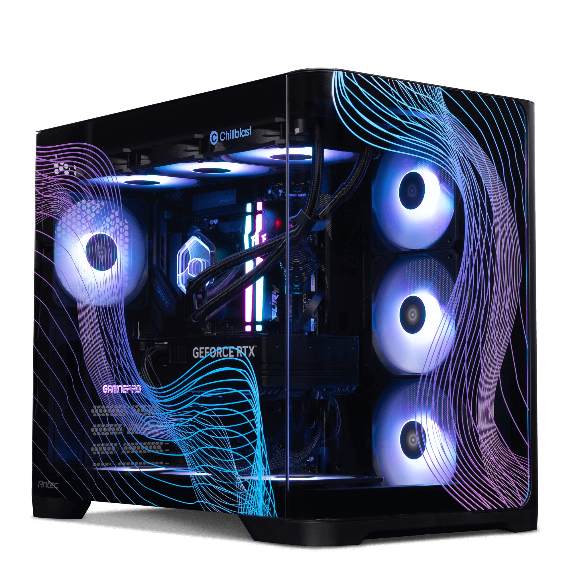 The Lab Ultra Flow Edition Ryzen 7 9850X3D RTX 5090 Gaming PC