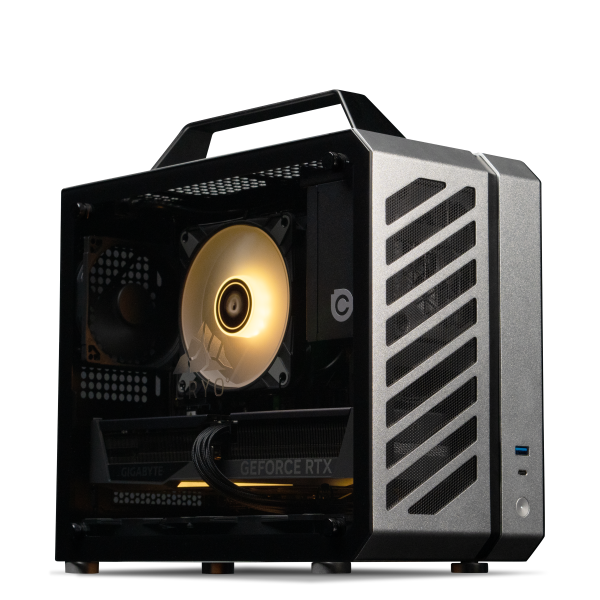 Cryo Pro Portable RTX 5070 Silver Gaming PC - Chillblast