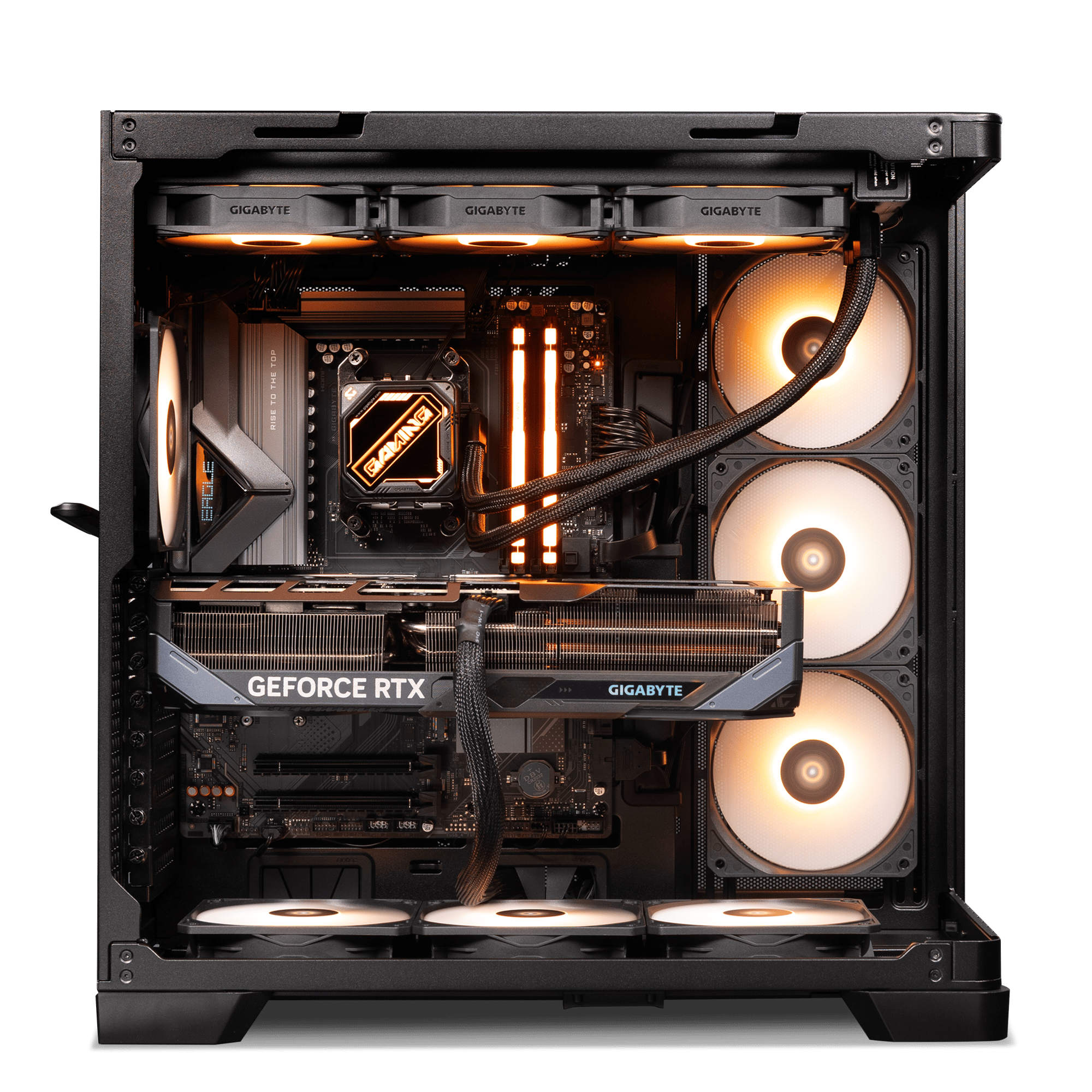 PCケース(自作PC用) Pc Gamer Ryzen 7 9800X3D , RTX 5080 CLX SET Gaming Desktop AMD Ryzen 7 9800X3D 32GB DDR5 5600 Memory