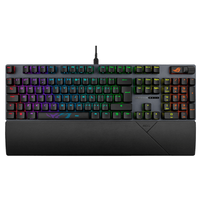 ASUS ROG Strix Scope II RX Mechanical RGB Gaming Keyboard in Black, ROG RX Red Switches