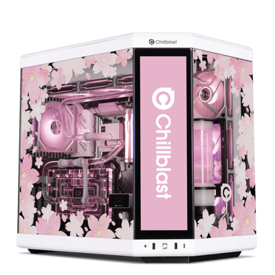  The Verge Sakura Edition Ryzen 9 X3D2 RTX 5090 Water Cooled Gaming PC