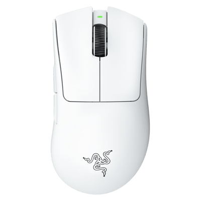 Razer DeathAdder V3 Pro Ultra-Lightweight Wireless Ergonomic Esports White Mouse