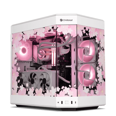 The Lab Pro Sakura Edition Core i7 RTX 5080 Gaming PC