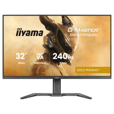 iiyama G-MASTER GB3295QSU-B1 Gold Pheonix 32" 240 Hz Fast VA Gaming Monitor in Matte Black