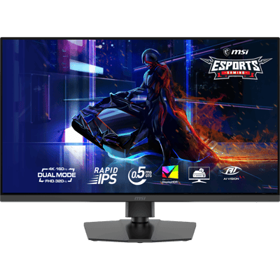 MSI MAG 322URDF E16 32" Dual Mode (4k:160Hz, FHD:320Hz) IPS 1ms FreeSync Premium HDMI 2.1 Widescreen Gaming Monitor