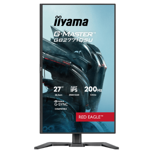 Iiyama G-Master Red Eagle 27"LCD QHD 1440p Fast-IPS 200 Hz Gaming Monitor Matte Black
