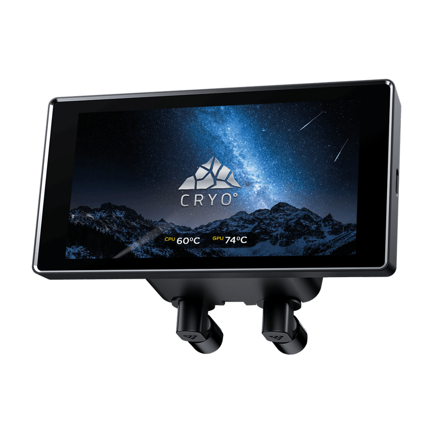 Cryo Storm 360 ARGB AIO Cooler + Cryo Display 5" Screen