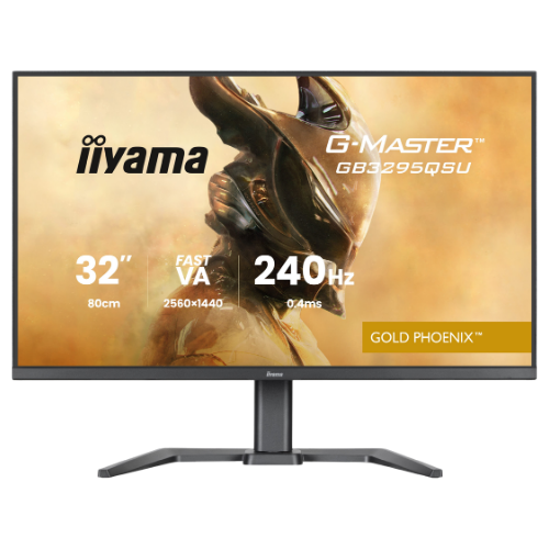 iiyama G-MASTER GB3295QSU-B1 Gold Pheonix 32" 240 Hz Fast VA Gaming Monitor in Matte Black
